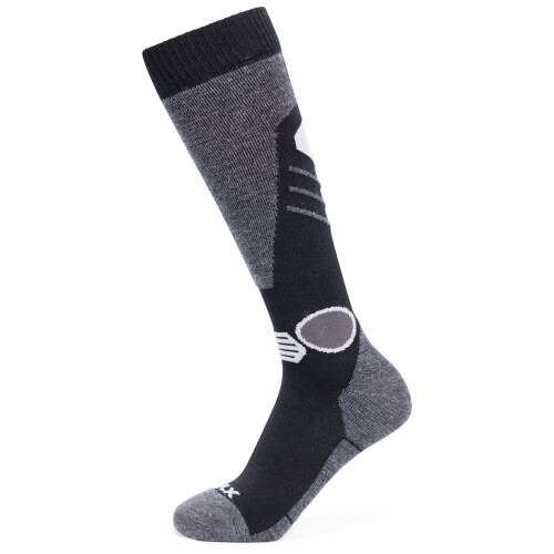 Trespass (7/11, Black) DLX Comfort Fit Ski Socks - Anselm 2