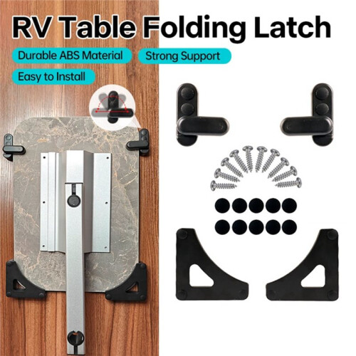 RV Table Folding  Lock Kit Camping Caravan Table Fixing Bracket Table Support Holder for Motorhome 1