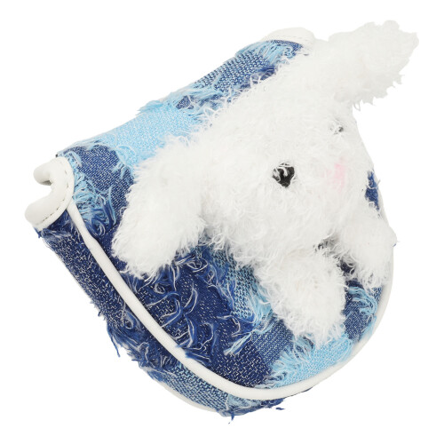 Golf Putterhaube Blau Kaninchen Design