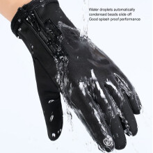 Outdoor Handschuhe L schwarz touch warm