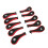Neopren Golf Schläger Cover 10er Pack rot 6