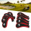 Golf Schläger Cover Set 10x rot Neopren 8