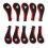 10er Pack Golf Kopfschoner rot Neopren 21