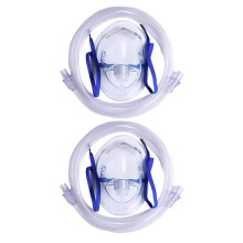 Masque à oxygène professionnel pour chiens et fonte, avec tube-2