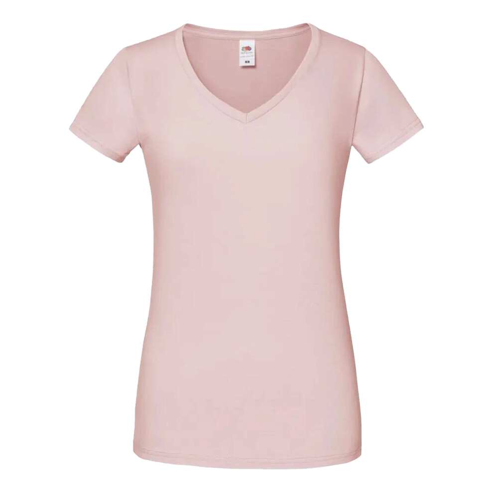 Fruit Of The Loom (Xl, Powder Rose) Womens/Ladies Iconic 150 T-Shirt