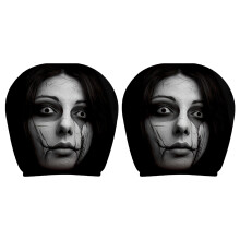 L'appui-tête des véhicules à moteur de modèle de visage qui