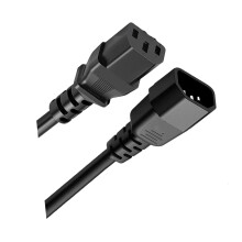 Corde ignifuge de PVC du câble d'alimentation C13 du-5 mètres