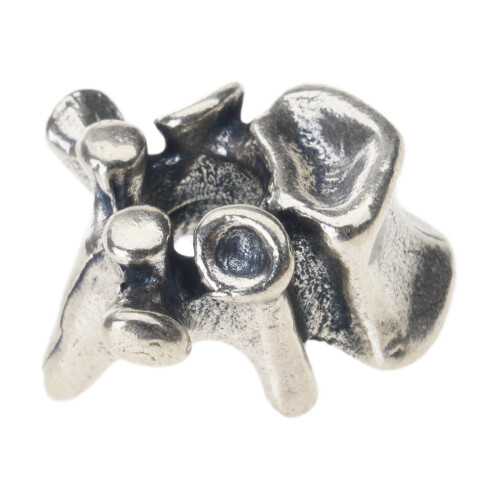 Perles de lanière pour porte-clés, en forme de colonne-Blanc