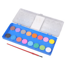 Solid Watercolor Paint 16 Rich Color Long Lasting Portable