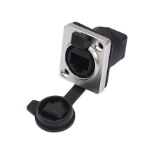 Adaptateur femelle Cat6 Cat5e de bâti de panneau de-180 degrés