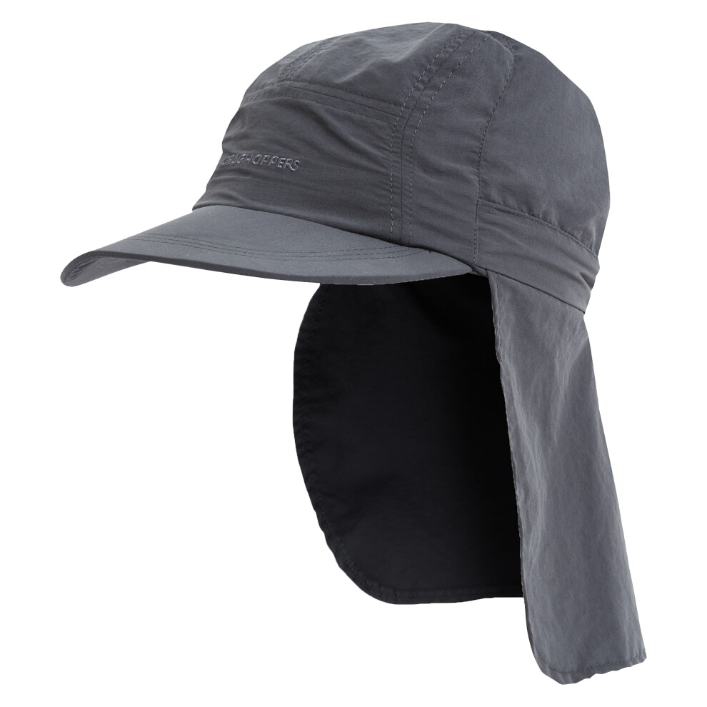 Craghoppers (M-L, Black Pepper) Mens Nosilife Iii Logo Desert Hat