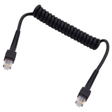 Cat6 8 gevulde veer opgerolde Ethernet-kabel Gigabit snelheid-2m