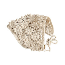 Multipurpose Infant Headwear Cotton Like Polyester-Beige