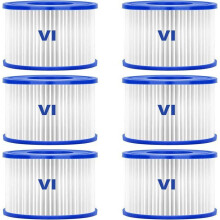 Filter v kazete - RICEEL - Bestway 58323 - 6 ks - Kompatibilný s Lay-Z-Spa - Účinná filtrácia