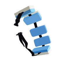 Swimming Belt Children Swim Training Float Waist-Blue and white