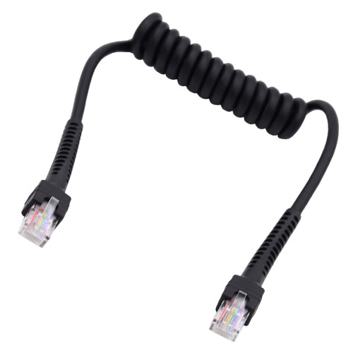 Cat6 Spring Networking Cable 8 Cored 1000Mbps Ethernet Cord-1m
