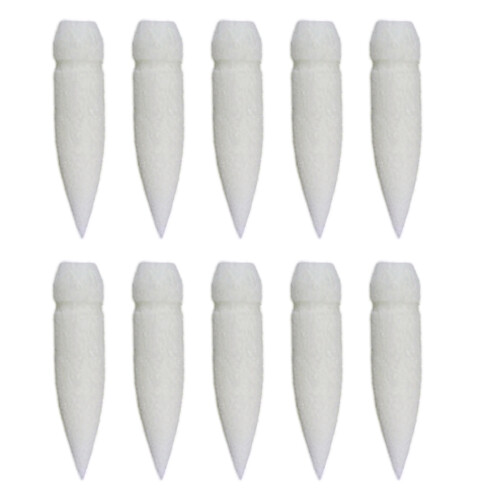 10Pcs Liquid Acrylic Marker Replacement Tip Soft Nylon Bristles