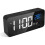 Digitaler Wecker - AISTUO - Schwarze LED - Schlummerfunktion - USB-Ladefunktion - Einstellbare Helligkeit 1
