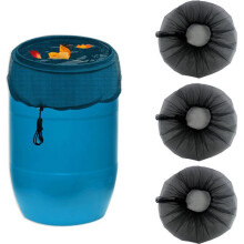 Lot de 3 housses moustiquaires pour seaux de récupération d'eau de pluie de 95 cm
