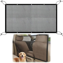 pc Car Dog Barrier - Car Partition Net with Rope, Car Trunk Divider