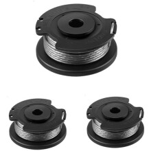 Ersatzspule für Bosch ART 23 SL (F016800569/F016800385) für Bosch Rasenmäher mit 1 Kappe (F016F04557), 3 Stück