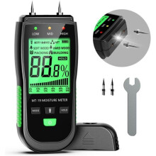 Vochtmeter, Houtvochtmeter, Digitale vochtmeter, Wandhygrometer