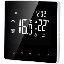 Ψηφιακός Θερμοστάτης 16A - Οθόνη LCD - Οθόνη αφής - Προγραμματιζόμενος - Για το Σπ
