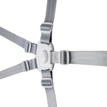 Polyester Baby Safety Strap 5 Point Harness for Booster-White
