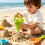 Jouet créatif d'entonnoir verseur de sable pour enfants, 8
