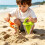 Jouet créatif d'entonnoir verseur de sable pour enfants, 4