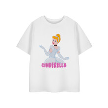 (7-8 Years) Disney Short Sleeved T-Shirt (Girls White)