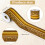Quality Golden Retro Board Edging 10M Tear Resistant Schools 3
