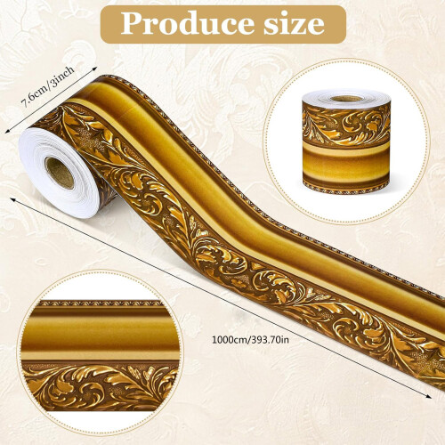 Quality Golden Retro Board Edging 10M Tear Resistant Schools 2