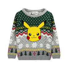 (5-6 Years) Pokemon Christmas Jumper (Boys Grey)