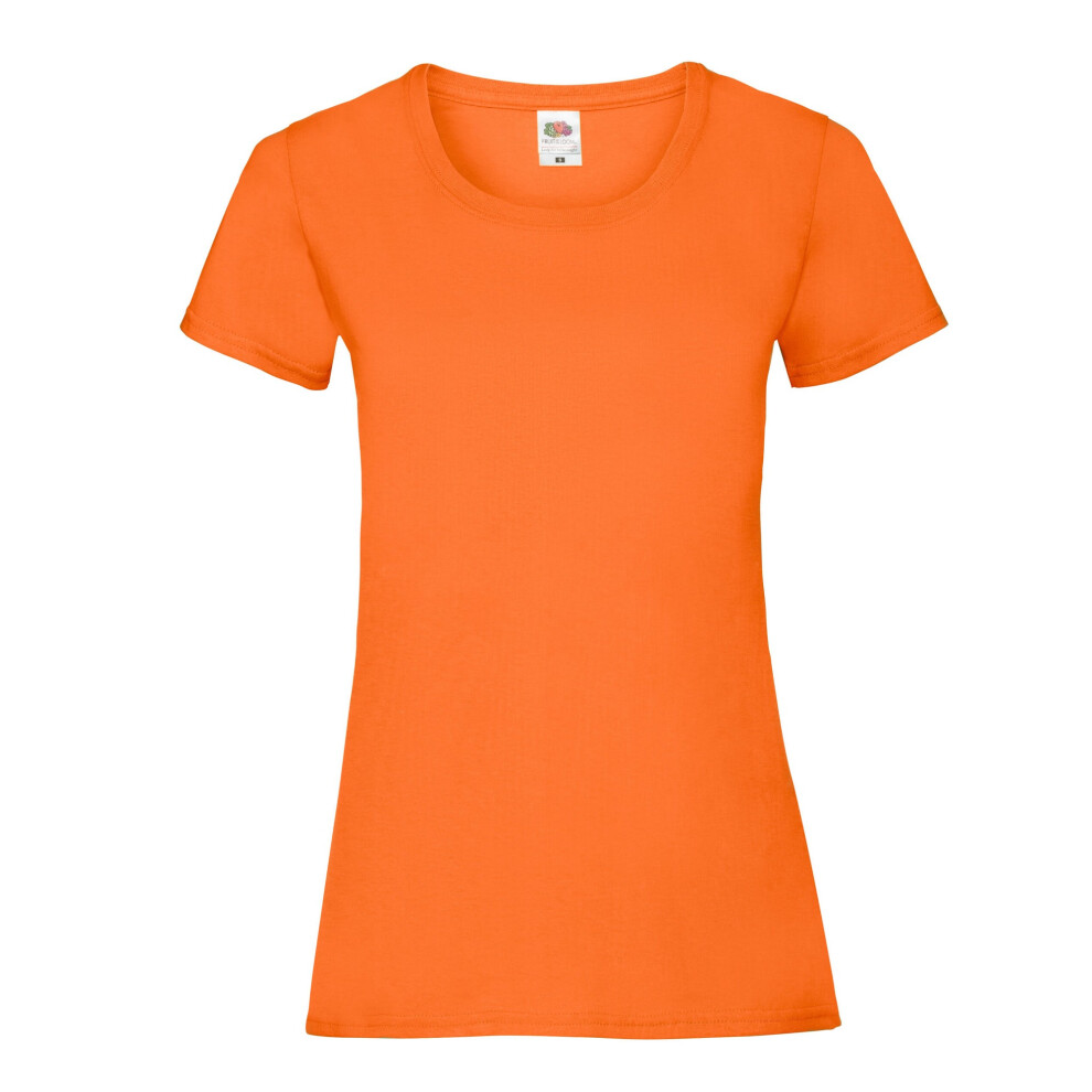 Fruit Of The Loom (M, Orange) Womens/Ladies Lady Fit T-Shirt