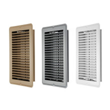 Heavy Duty Metal Air Vent Grille 4X12 Inches-No. 4 white