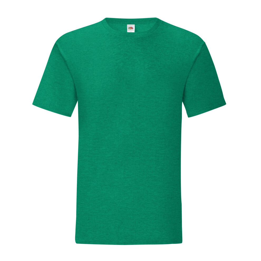 Fruit Of The Loom (L, Heather Green) Mens Iconic 150 Heather T-Shirt
