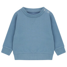 (6-12 Months, Stone Blue) Larkwood Baby Sustainable Sweatshirt