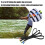 Accessoires de pêche, anneaux, corde de leader élastique, outil 6