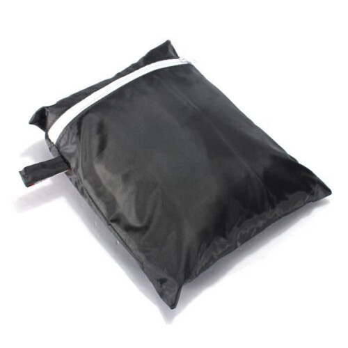 Housse pour barbecue - LESHP - 145 x 61 x 117 cm - Polyester imperméable - Noir 1