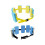 Swim Training Float Waist Belt Aquatic-Blue and yellow 2