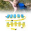 Swim Training Float Waist Belt Aquatic-Blue and yellow 3