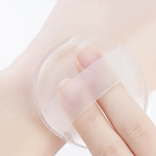 Mélangeur de maquillage en Silicone Transparent,-Circulaire 2