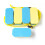 Swim Training Float Waist Belt Aquatic-Blue and yellow 10