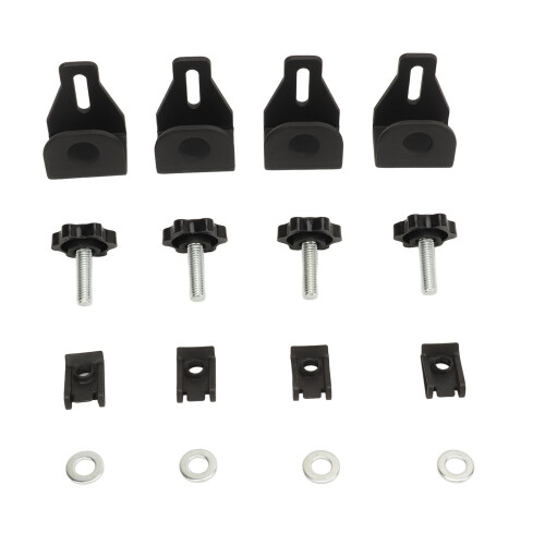 Satteltaschenschloss Montageschrauben Kit Metall 1