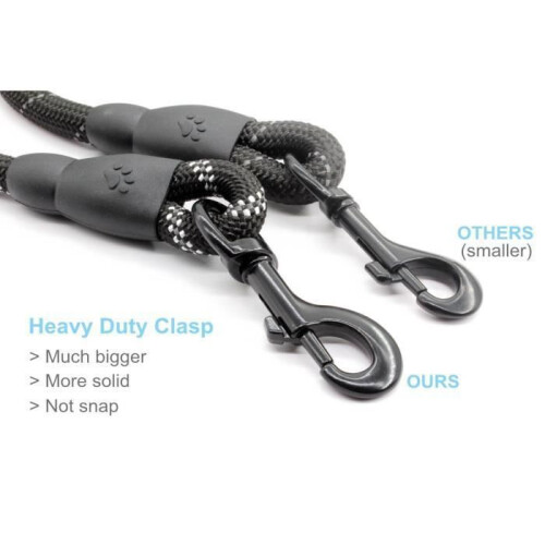Correa para perros - 1,5 m - Resistente a los golpes - Cómoda - Nylon 2