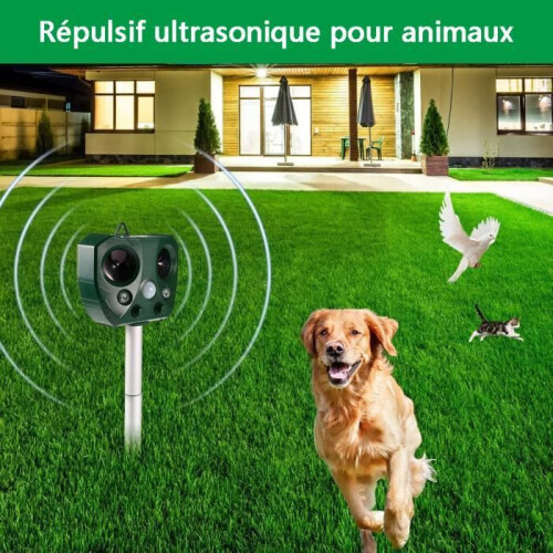 Απωθητικό για γάτες εξωτερικού χώρου, Thanmoer Solar Ultrasonic Repellent, Απωθητικό για σκ 2