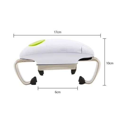 Automatic Jar Opener - One Touch - Multifunctional - Ergonomic - White - AA Batteries 1