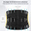 Lumbar Support Belt - Provides Proper Support for the Lower Back and Relieves Pain - 4 Springs - Adjustable Double Strap 2