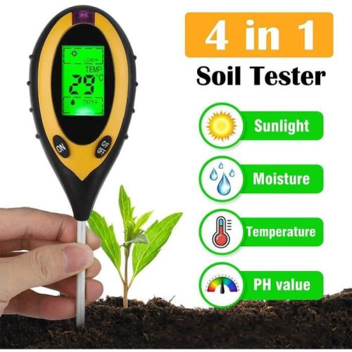 4-in-1 bodemtester - vochtmeter - pH-meter - temperatuurmeter - lichtintensiteitsmeter 2